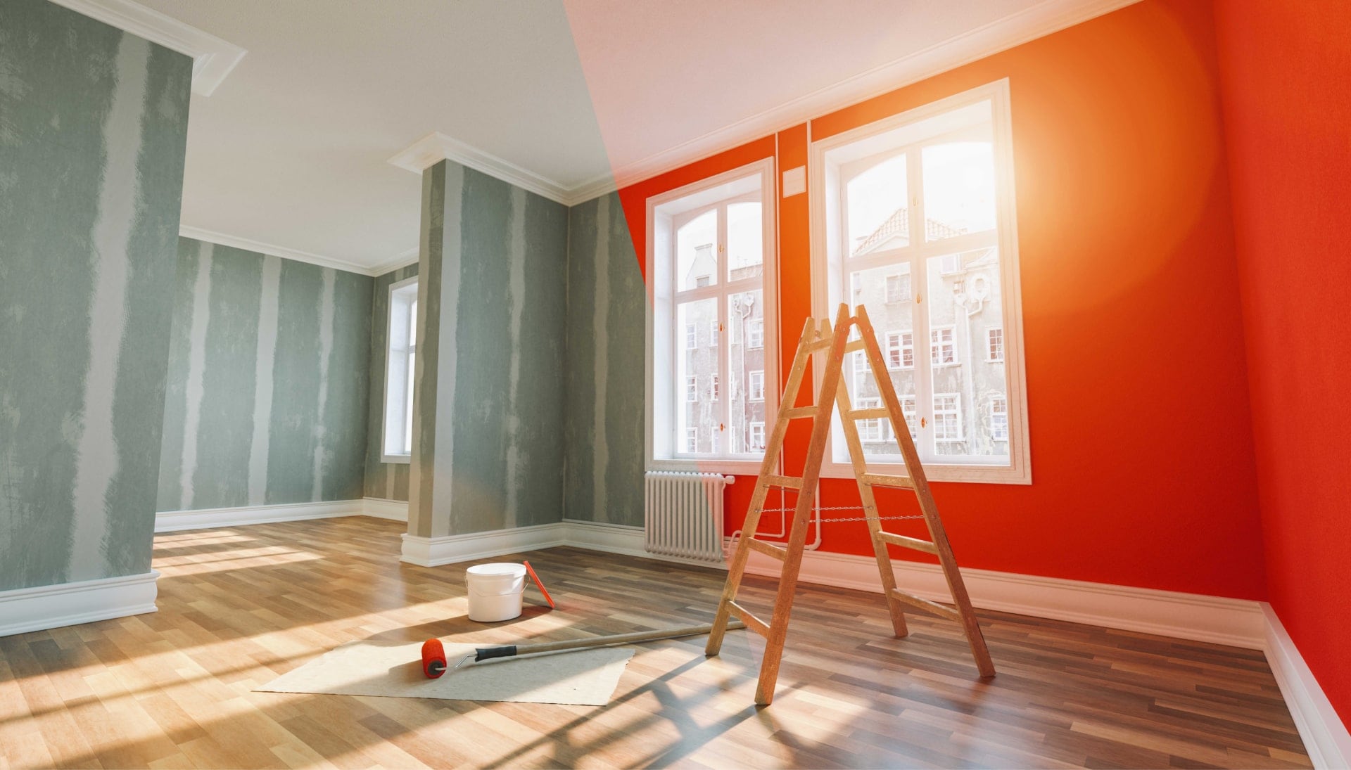 Indoor painting specialists creating beautiful spaces in Akron, OH.